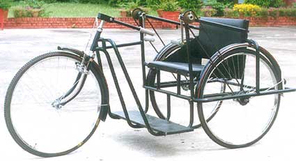 battery operated tricycle for handicapped