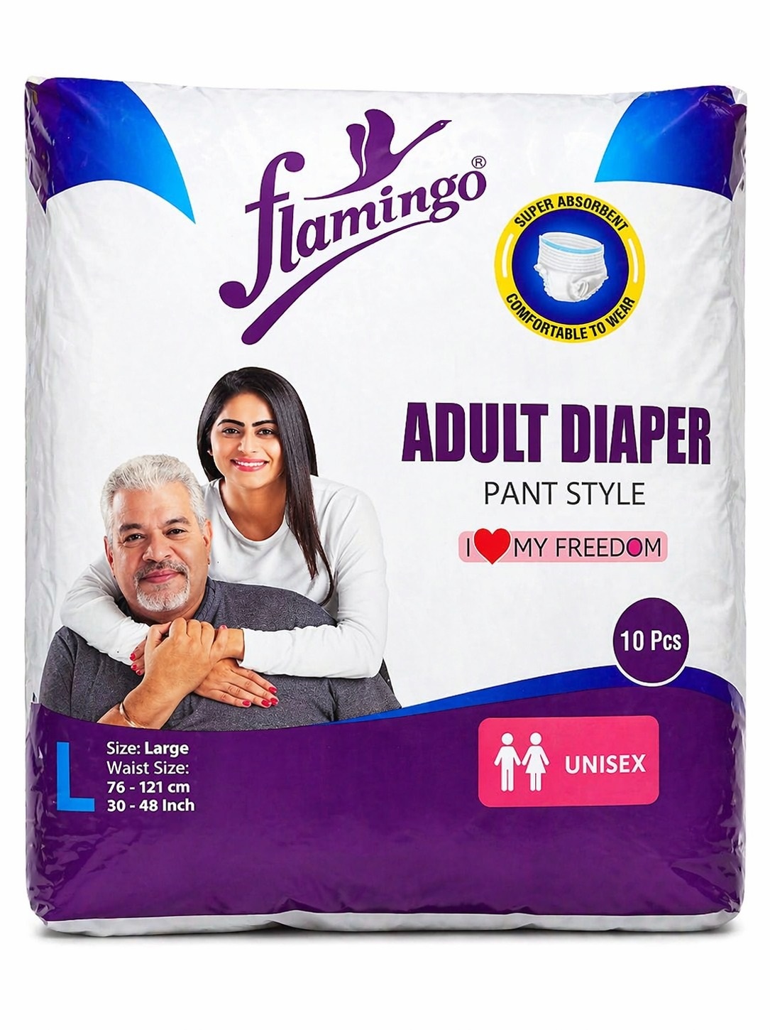 Adult Diaper (Large) 10 Pc/ Pkt